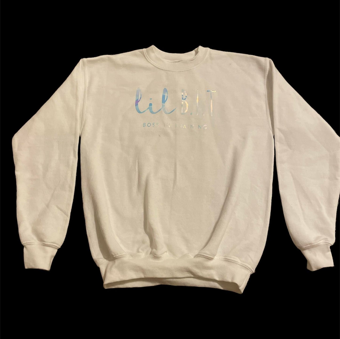 Graphic Cream Sweatshirt | Oversized Cream Sweatshirt | Lil B.I.T