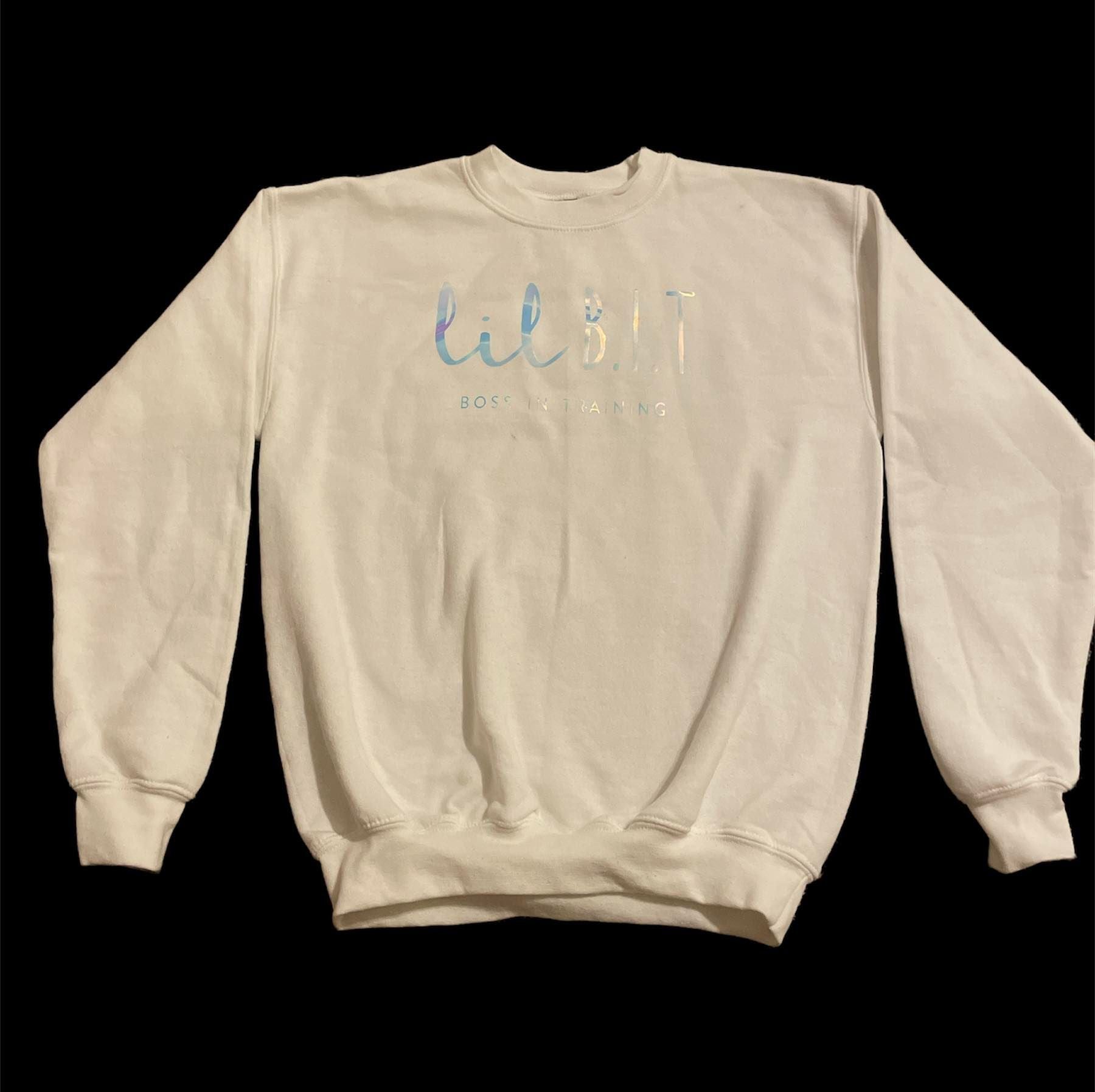 Graphic Cream Sweatshirt | Oversized Cream Sweatshirt | Lil B.I.T
