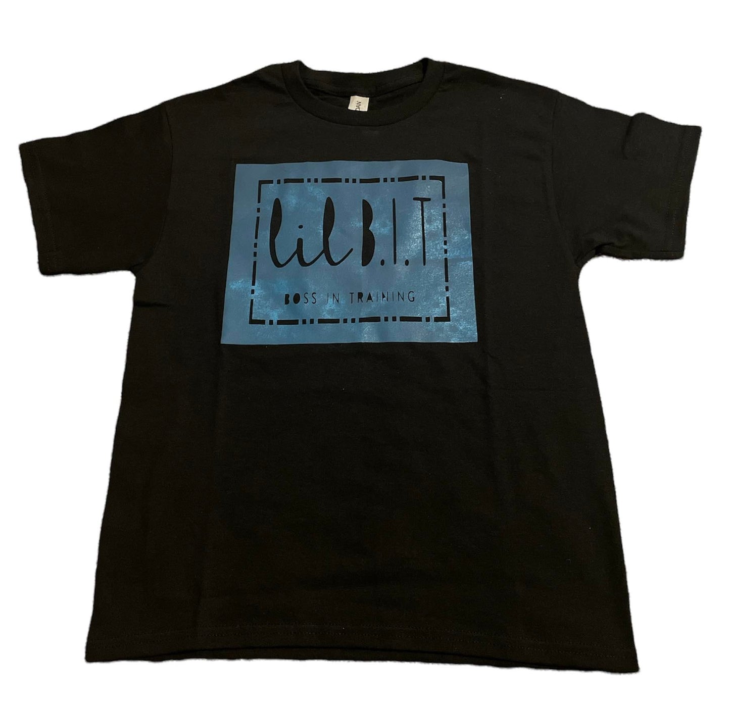 Lil B.I.T T-shirts -Black & Blue Reflective