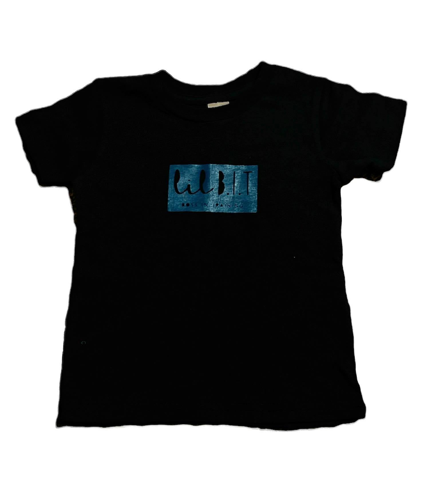 Round Neck Black T-Shirt | Lil B.I.T T-Shirt | Lil B.I.T