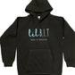 Black Pullover Hoodie | Men's Black Hoodie | Lil B.I.T