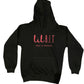 Black Pullover Hoodie | Men's Black Hoodie | Lil B.I.T
